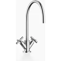 Dornbracht TARA Mitigeur monotrou, bec pivotant à 360°, saillie 235mm, 22815892-93, 22815892-93