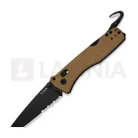 Kizer Cutlery Coltello pieghevole Aegis T AEB-L, Brown G-10, PVD