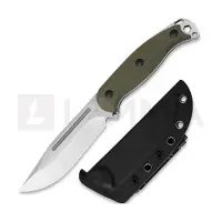 Kizer Cutlery Ursa Major 1082A2, Satin AEB-L, Olive Green G10, coltello fisso, Maksim Epifantsev design