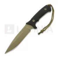 Spartan Blades Coltello Harsey Difensa, FDE/Black, Tan Kydex