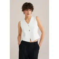 WE Gilet Off-white Taglia: M | Gilet Outlet | Donna | Bianco