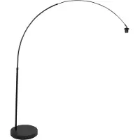Mexlite Lampada da terra - nero - Flair - metallo - apparecchio singolo - E27 - 4600ZW -