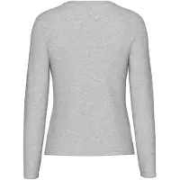 Pieces Top A Maniche Lunghe | Grigio | XXS
