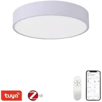 Immax NEO RONDATE SLIM Plafoniera intelligente 40 x 7cm 28W bianco Zigbee 3.0, TUYA