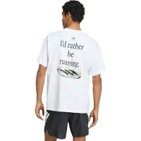 Adidas Running Category Graphic T-Shirt Maglia da corsa Uomo (XL, bianco)