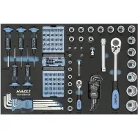 Hazet 163-466/106 Tool kit Foam padding 106-piece