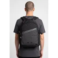 Calvin Klein Striped Utility Zip Backpack Black Taglia: OS | Zaini Outlet | Uomo | Nero