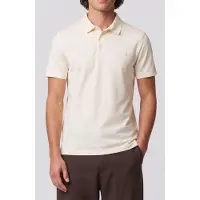 Calvin Klein Ss Slim Supima Logo Polo Papyrus Taglia: L | Polo Outlet | Uomo