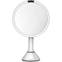 Simplehuman Specchio sensore , rotondo, bianco