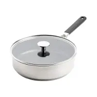 KitchenAid Padella Classic Stainless Steel Covered Skillet 26 Cm