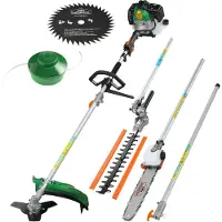 Gardebruk Decespugliatore a Scoppio Tagliasepi Multifunzione 5in1
