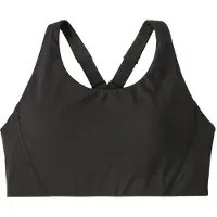 Patagonia Women's Shadowlite Mid Impact Adjustable Bra Reggiseno sportivo Donna (XS, nero)
