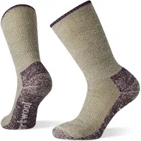 Smartwool Women's Classic Mountaineer Maximum Cushion Crew Calze da trekking Donna (42-45, beige)
