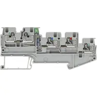 Siemens Morsetto , connettore a innesto iPo, 5 punti di collegamento, morsetto per sensore, 1,5 mm², grigio 8WH60040DE00