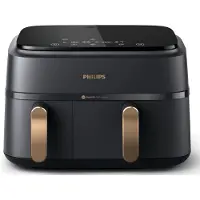 Philips Airfryer Serie 3000 da 9.0L con doppio cestello + accessorio Friggitrice ad aria NA352/04