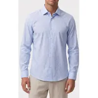 Calvin Klein Slim Performance Straight Shirt Blue Taglia: 39 | Camicie Business Outlet | Uomo | Blu