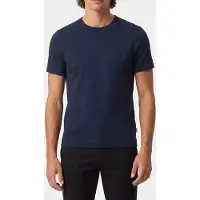 Calvin Klein Ss Textured Stripe Crew Dark Sapphire Taglia: XL | Magliette basic Outlet | Uomo | Blu