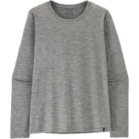 Patagonia Women's L/S Cap Cool Daily Shirt Maglia funzionale Donna (XS, grigio)