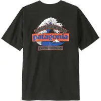 Patagonia Great Waves Responsibili-Tee T-shirt Uomo (XS, nero)