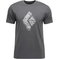 Black Diamond Engineered Diamond S/S Tee T-shirt Uomo (XS, grigio)
