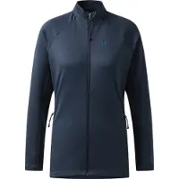 Haglöfs - Pile stretch e traspirante - Korp Mid Jacket W Tarn Blue per Donne in Poliestere Riciclato - Taglia M - Blu navy