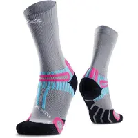 X-socks Hike Perform Crew Calze da trekking (37-38, grigio)