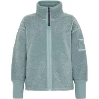 Didriksons Women's Mella Full-Zip 3 Giacca in pile Donna (34, turchese)