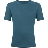 Löffler T-Shirt Merino-Tencel Maglia merino Uomo (48, blu)