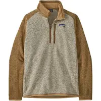 Patagonia Better Sweater 1/4 Zip Pullover in pile Uomo (XXL, beige)