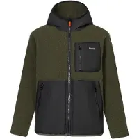 Regatta Munro Hybrid Jacket Giacca in pile Bambini (15-16 Years, olivia/nero)