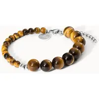 Purelei Tiger's Eye Armband Silver Taglia: OS | Braccialetti Outlet | Donna | Grigio