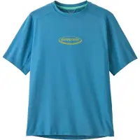 Patagonia Kid's Cap SW T-Shirt Maglia funzionale Bambini (XS, blu)