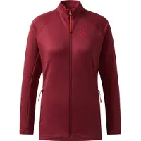 Haglöfs Women's Korp Mid Jacket Giacca in pile Donna (XS, rosso)