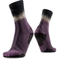 X-socks Trailrun Terraskin Perform Crew Calze da running (42-44, lilla)