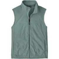 Patagonia Textured Fleece Vest Gilet in pile Uomo (L, turchese)