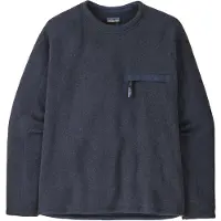 Patagonia Better Sweater Crewneck Pullover in pile Uomo (XXL, blu)