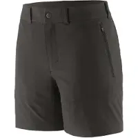 Patagonia Women's Terravia Trail Shorts 6'' Pantaloncini Donna (40, nero/grigio)