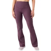 Mandala Women's Flared & Ribbed Pants Pantaloni da allenamento Donna (M, lilla)