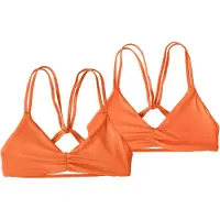 Patagonia Women's Reversible Seaglass Bay Top Parte superiore bikini Donna (L, variopinto)