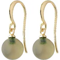 Pilgrim Orecchini oro / verde