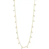 Pilgrim Collana 'Maja' oro / trasparente