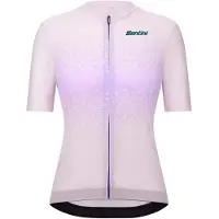 Santini Women's Moon S/S Jersey Maglietta da ciclismo Donna (XL, fuchsia)