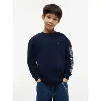 Tommy Hilfiger Maglietta 'TEAM' marino / bianco