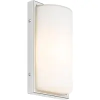 LCD Applique da esterno 040 con sensore, bianco