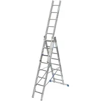 Krause STABILO Scala multiuso + S (sicurezza) 3x10 pioli/gradini, 131669