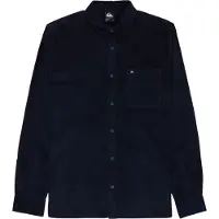 Quiksilver - Camicia in velluto a coste - Smoke Trail Cord Shirt Dark Navy per Uomo in Cotone - Taglia XL - Blu navy