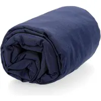 Cocoon MummyLiner Silk / Cotton Sacco a pelo da viaggio (241 x 90/56 cm, blu)