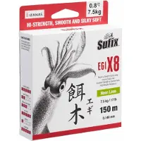 Sufix Lenza Intrecciata Egi X8 150 M