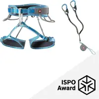 Ocun Via Ferrata Twist Tech Eco Captur Lite Swivel Set Set da arrampicata (M-L, bianco)