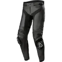 Alpinestars Pantaloni In Pelle Missile V3 - Corti Black Black, Taglia: 56